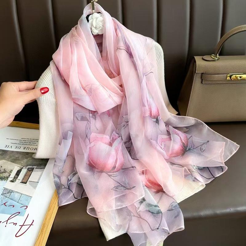 2025 Women's Versatile Summer Beach Shawl: Lightweight Gauze Cape for Travel & Seaside Vacations