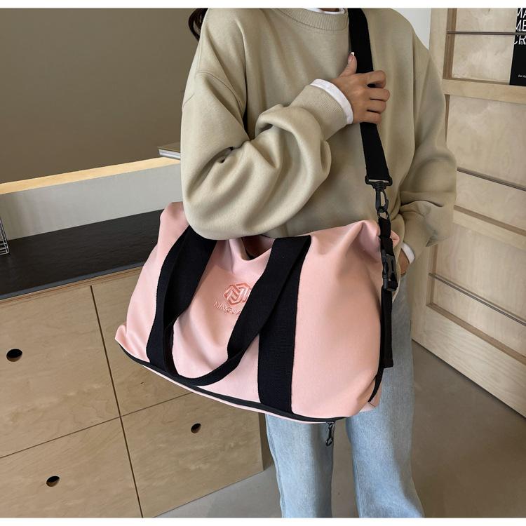 Short-Distance Travel Bag Men's Portable Large Capacity Luggage Bag Women Multi-Functional Sports Yoga Bag Dry Wet Separation Storage Bag