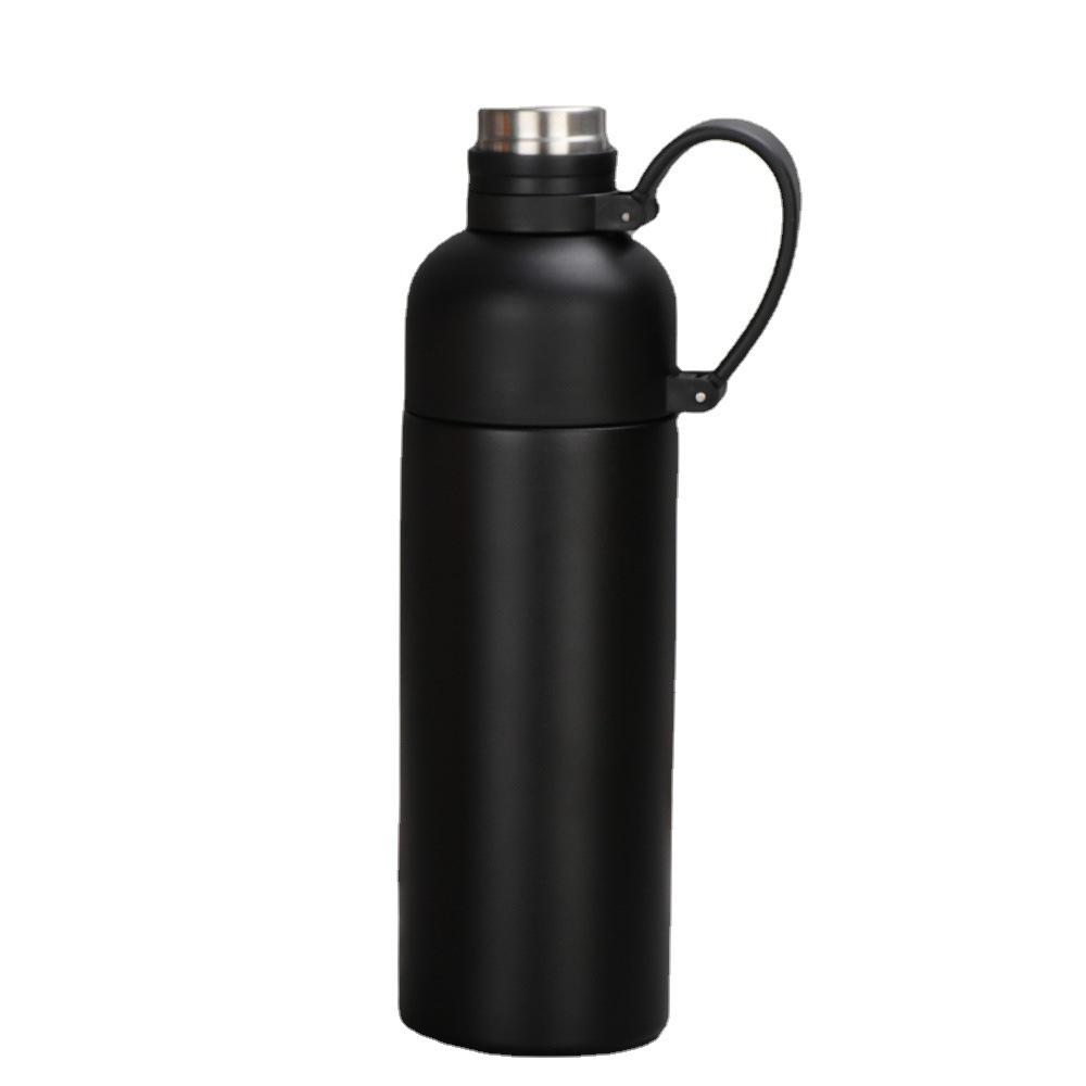 Thermos Cup Ladies High Appearance Level Student Compact Stainless Steel Delicate Portable Water Cup Straw Cup