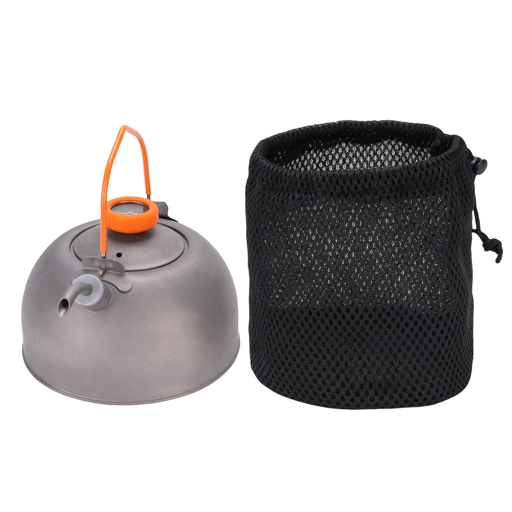 Camping Tea Kettle Backpacking Kettle Outdoor Camping Kettle Portable Hiking Backpacking Tea Coffee Pot for Boiling Water
