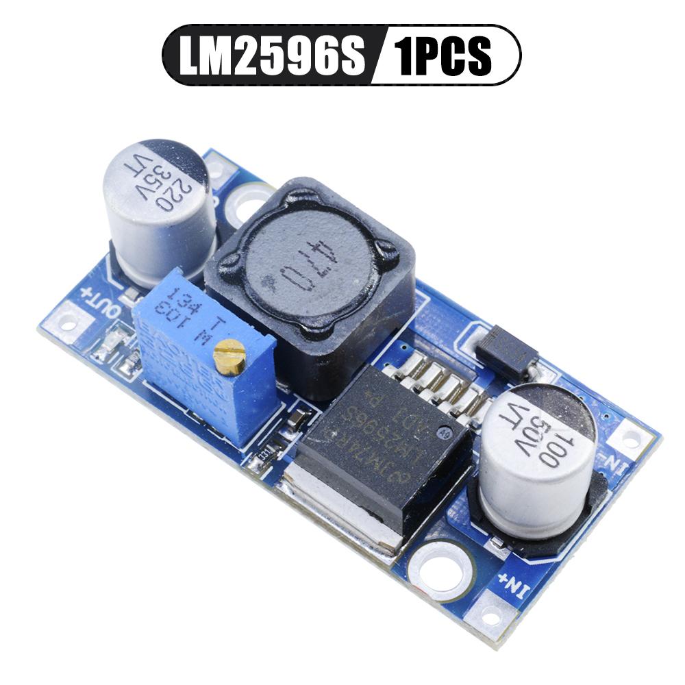1-20PCS LM2596 LM2596S DC-DC Adjustable Buck Converter Module - 3.2-35V To 1.25-35V Step Down Voltage Regulator Power Supply