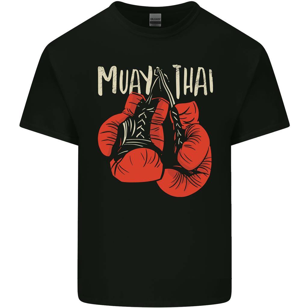 Muay Thai Boxing Gloves MMA Unisexs Light Cotton TShirt