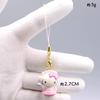 Hello Kitty 3Cm Keychain Sanrio Anime Cat Figure Maid Doll Kawaii Cake Phone Pendant Christmas Toy Gifts For Girls Children