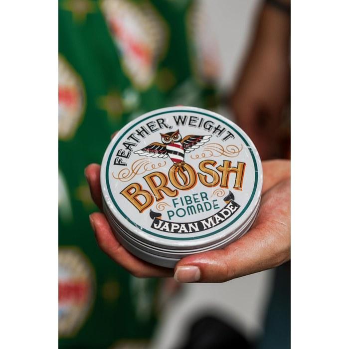 BROSH Fiber Pomade 120g Matte Hold Gray (x 120)