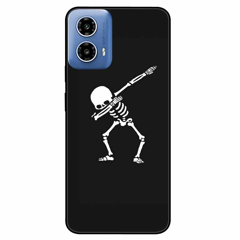 For Moto G34 5G Case G 24 Soft Silicone Fashion Animals TPU Bumper for Motorola Moto G24 G04 Painted Phone Covers Luxury Capa