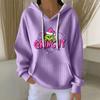 Women's Fashion Casual Christmas Angel Print Pullover Long-Sleeve Sweatshirt