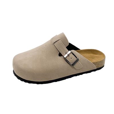 Modne Nowe Damskie Klapki Damskie Moda Korek Zamszowe Mule Kapcie Klasyczne Korek Antypoślizgowe Kapcie Outdoor z Podparciem Łuku Zapatos Mujer