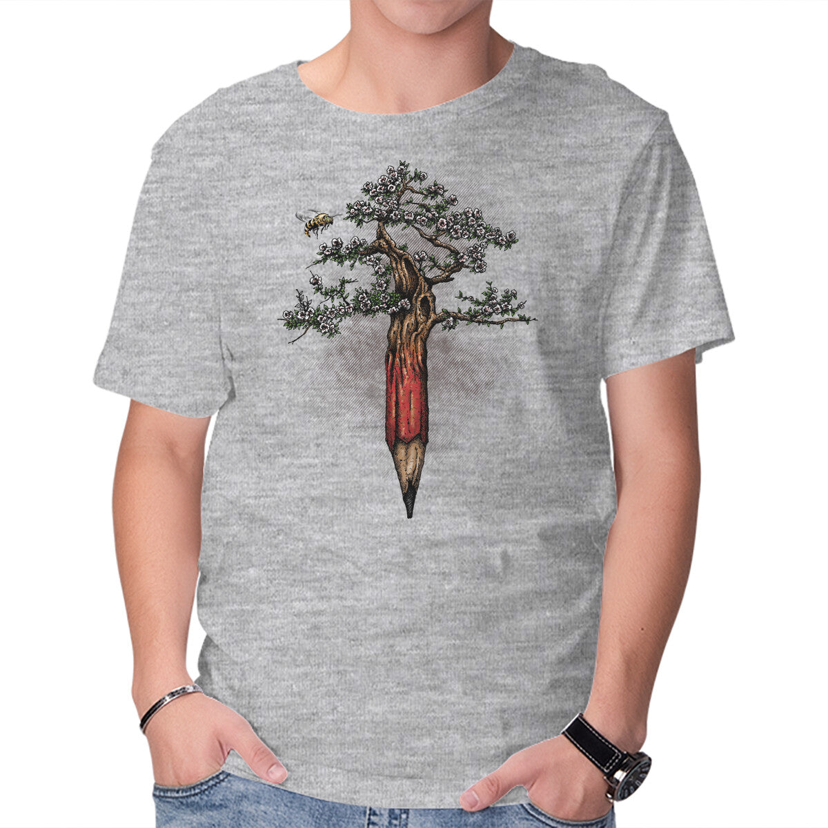 Unisex Crew Neck T-Shirt The Origin Graphic Short Sleeve Casual Tee XXL