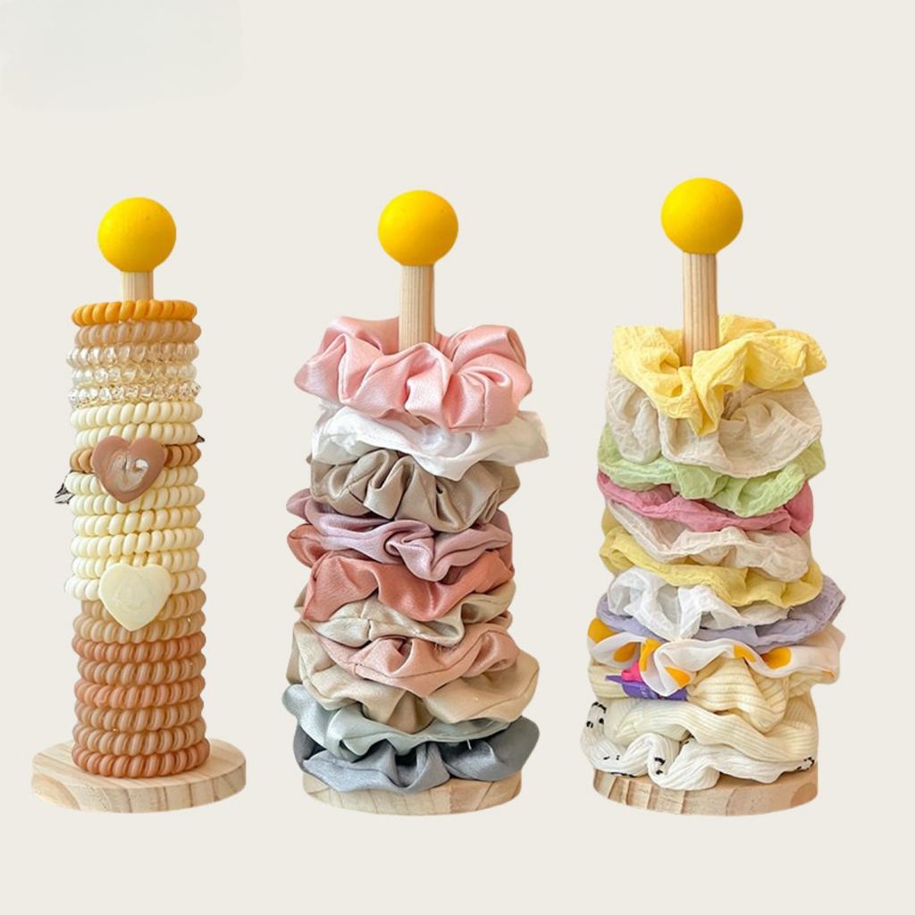 Antique Style Hair Accessory Storage Rack - Wooden Multi-layer Plant Decoration Headband, Hair Clip, Jewelry Display Rack -Storage Rack