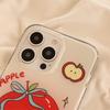 Cartoon Apple Kitty Is Suitable for Apple 16 Phone Cases, Japanese and South Korean IPhone15promax, and Is Shock-resistant for Women