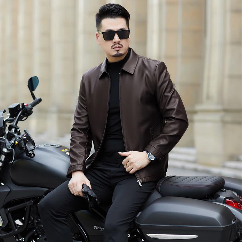 Yalu Men's Faux Leather Jacket