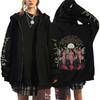 Felpa con Cappuccio e Zip Casual da Uomo e Donna Felpa Hip-hop Streetwear Giacca con Zip Giacca Y2K