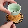 Creative Lotus Flower Drink Coasters Wooden Round Cup Mat Table Mat Tea Coffee Mug Placemat Home Decoration Kitchen Accessories