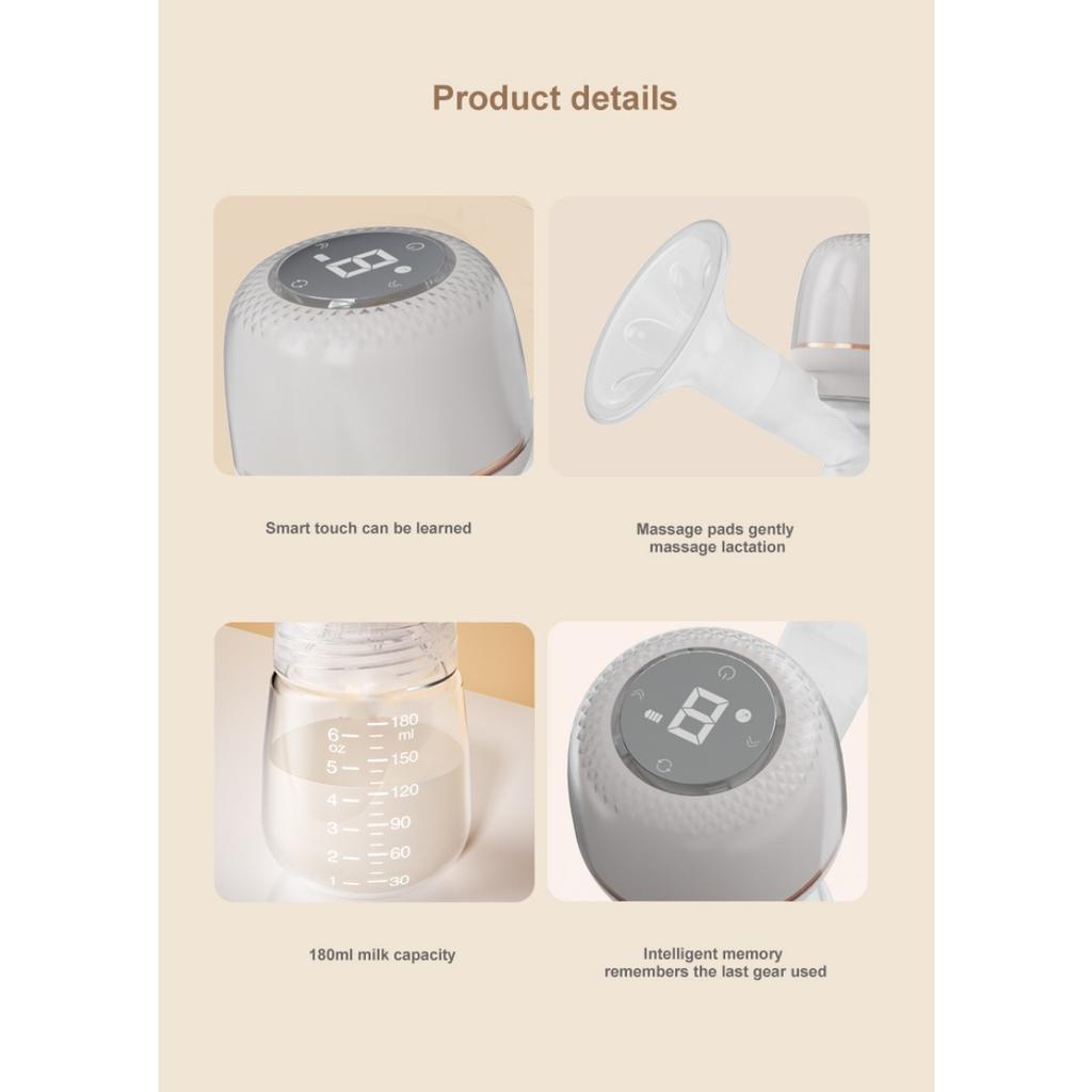 Integrated electric breast pump Maternal and infant intelligent electric breast pump Automatic massage milker