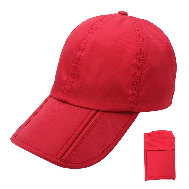 Folding sun hat spring and summer quick drying sunscreen fishing hat men's outdoor sunshade sports hat baseball cap