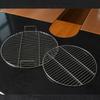 Met Handvatten Barbecue Grill Draadrooster Extra Dik Roestvrij Staal Stoomrek Houtskool Grill