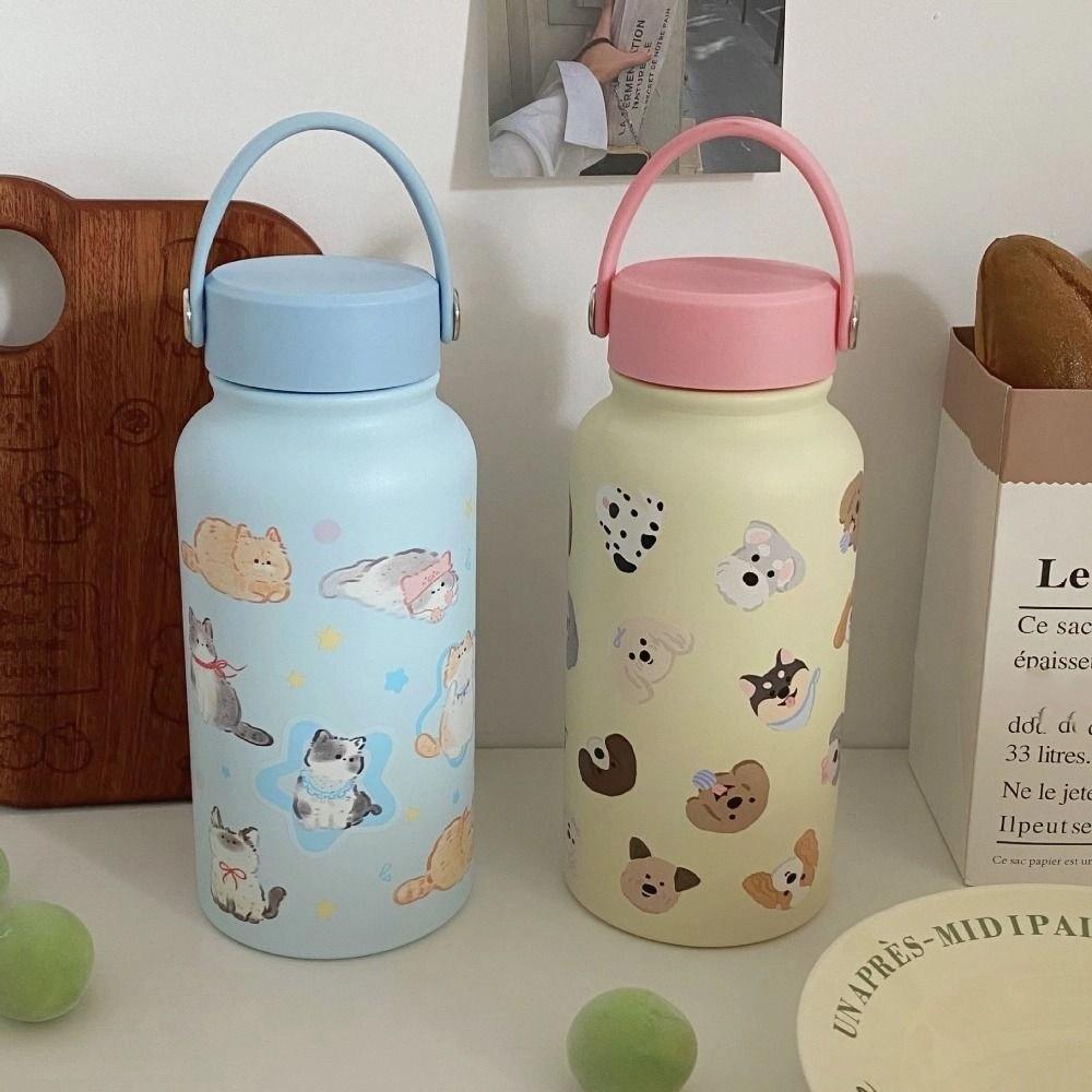 900ml Portable Insulation Cup Leak-proof Thermal Cup Travel Tumbler Insulated Water Bottle  Kid
