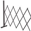Expanding Trellis Fence, Freestanding Movable Fence, Foldable Garden Screen Panel, 300 x 103.5 cm, Dark Brown