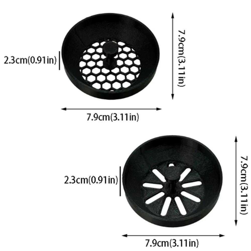 Recyclable Plastic Water Trough Hole Covers Safe Material Portable Sink Filter Two Types Compact Sink Hole Cover Bathroom Sink