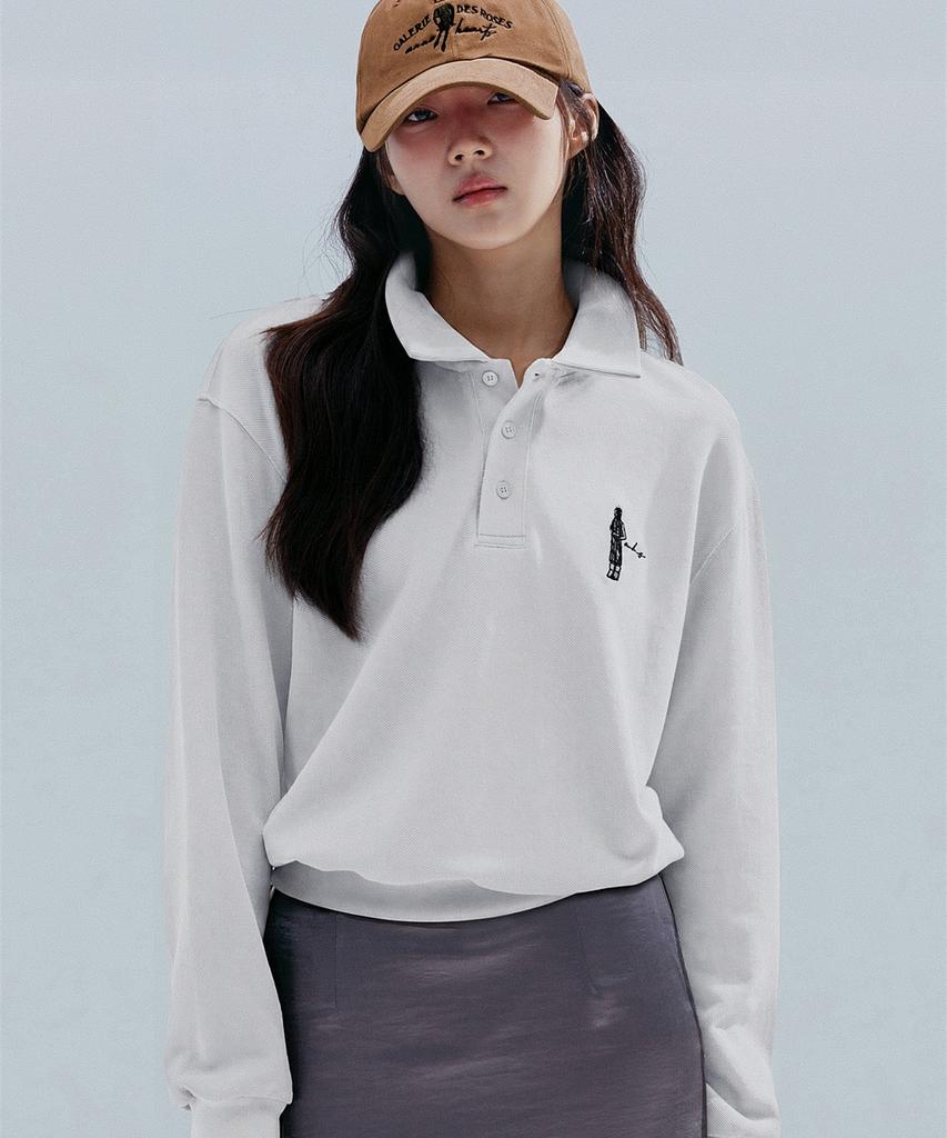 ANNEHEARTS Color Block Pk Sweatshirt_Ivory