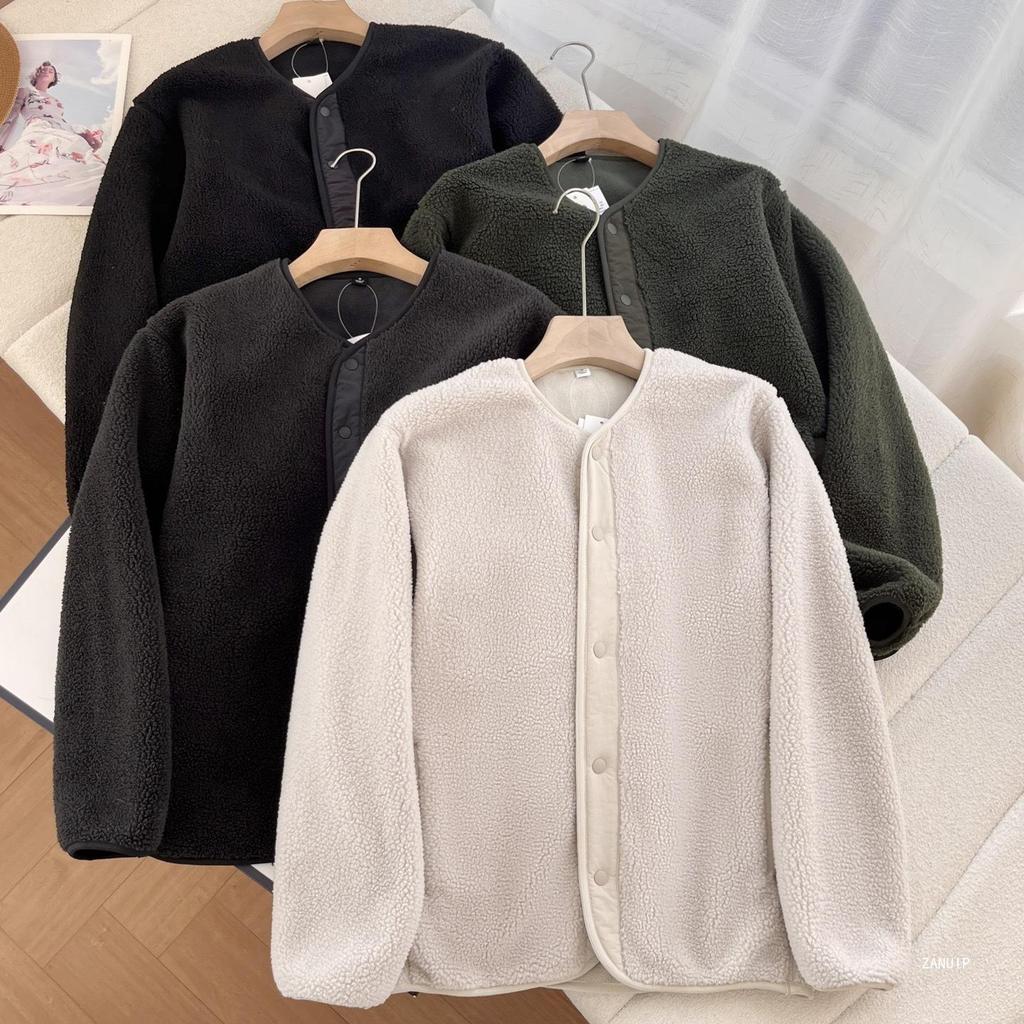 Men's Windproof Fleece Cardigan/Jacket - Autumn/Winter Imitation Lambswool, Style E481183