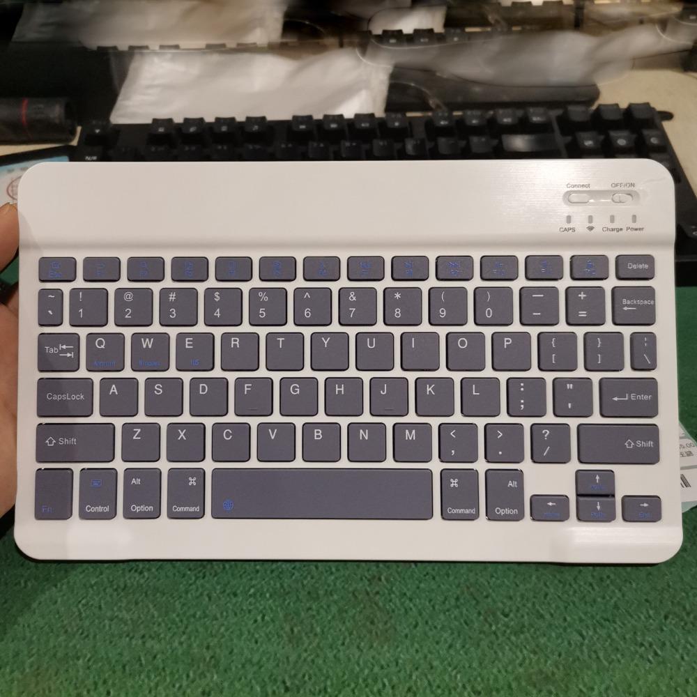 Rechargeable Wireless Keyboard 10 Inch Portable Keyboard Fashion Bluetooth Keyboard Tablet