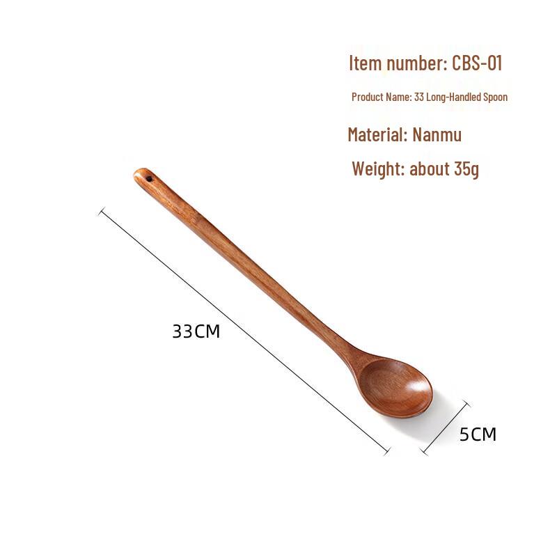 Деревянная ложка с длинной ручкой из японского бука