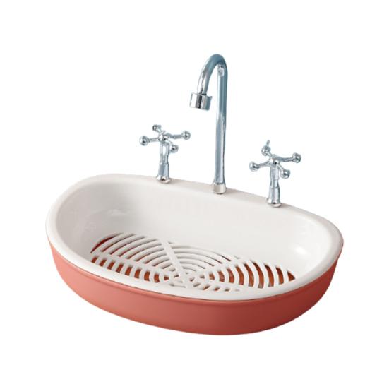 

Мыльница, креативная двухслойная мыльница без дырокола, форма раковины для слива, аксессуар для ванной комнаты светло-розовый