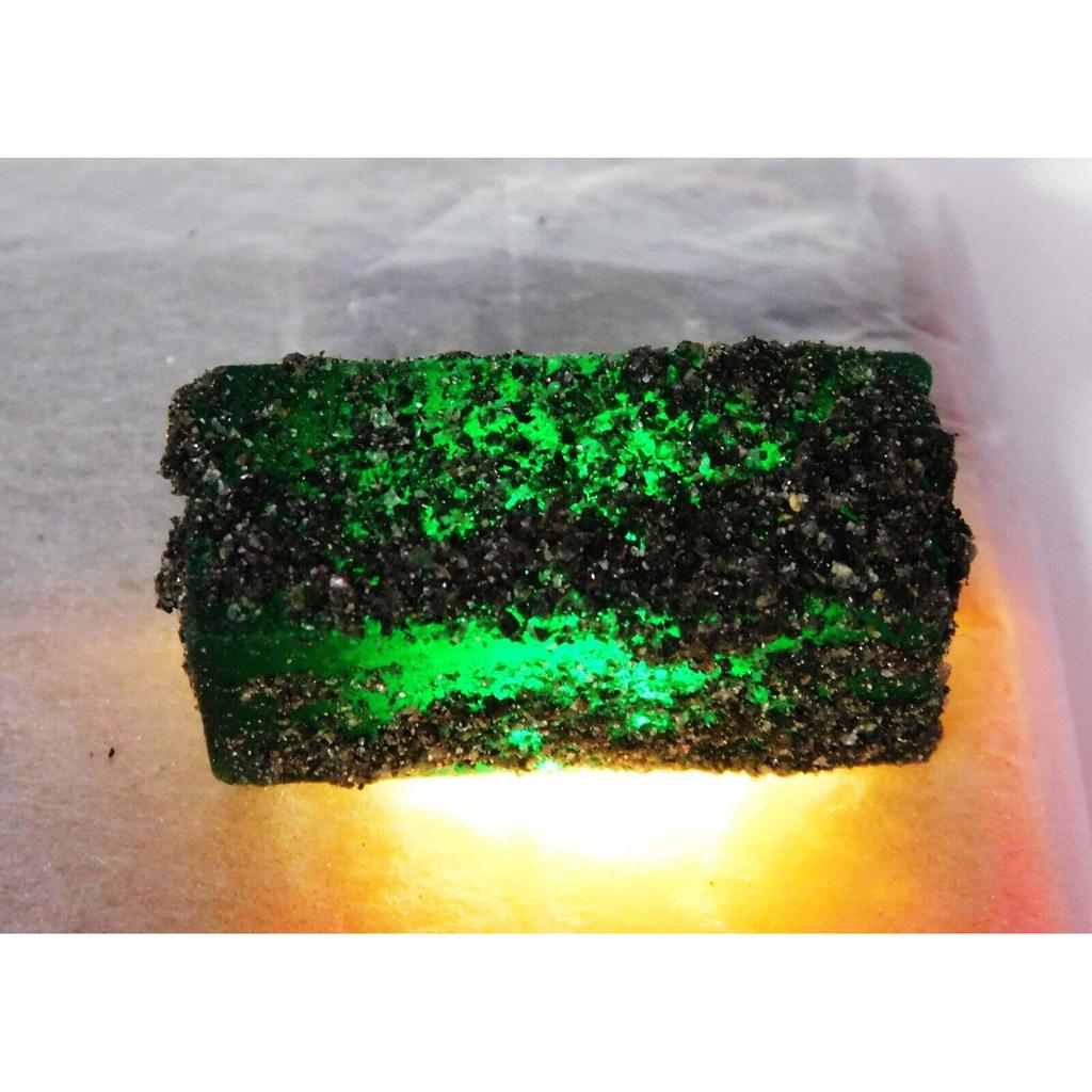 Natural Green Emerald Loose Gemstone 100 ct Rough Uncut for Lapidary and Gem Collections