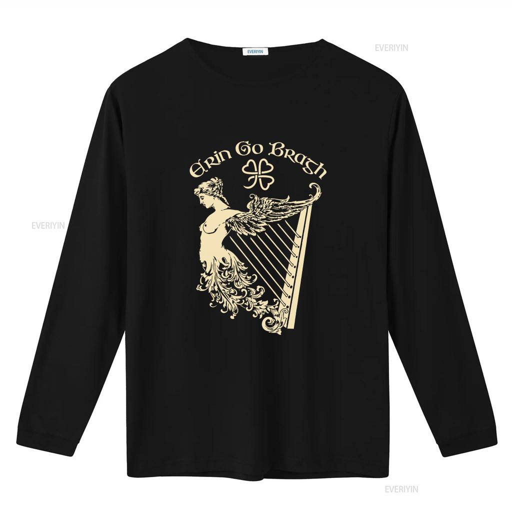 Erin Go Bragh Eire Irish Harp Ireland St Patricks Day T shirt New Hot Deals vintage Washed Unisex streetwear designer clothes