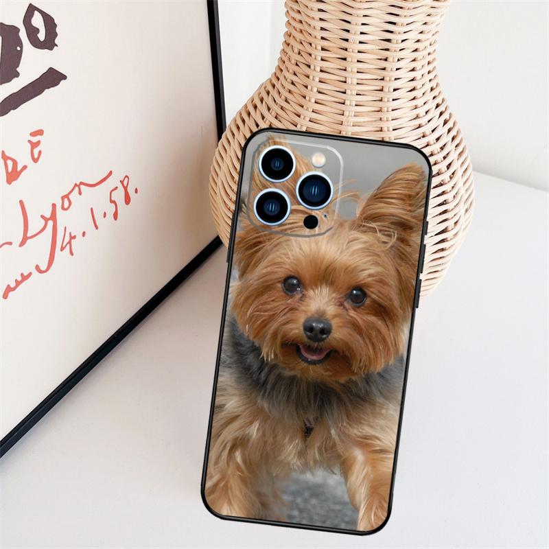 Yorkshire Terrier Dog Phone Case For iPhone 17 Pro Max 16 15 11 13 12 14 Pro Max Mini 15 16 Plus 16e 17 Air Cover