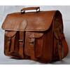 Men's Genuine Vintage Laptop Messenger Handmade Briefcase Bag
