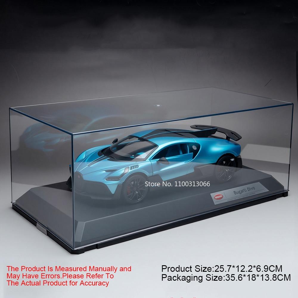 1:18 Valkyrie Model Cars Toy 750S Divo Alloy Diecast Wheel Steering Miniature Vehicle Slide Forward Sports Car Kids' Edutainment