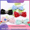 Korean Style Sequin Bow Hair Clip for Girls - Crown 3D Top Hairpin Accessory