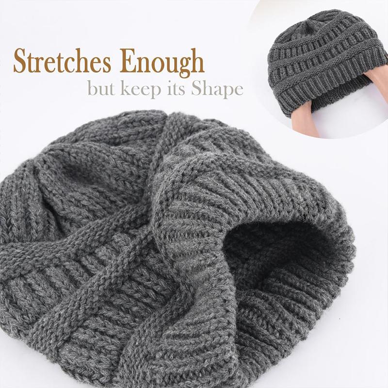 1 STK Hut Geschenk Weich Täglich Freizeit Warm Flexibel Strickwolle Outdoor-Sport Bequem Bequem zu Tragen