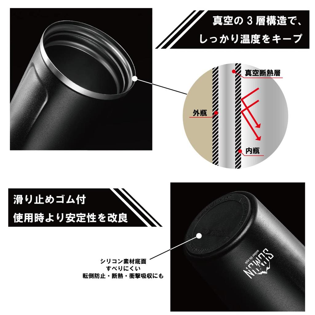 Tumbler with Vacuum Stainless Double Direct Direct Cafe Drinking Students Lid, Insulated, 510ml, Steel, Heat/Cold, Structure, Drinking, Coffee, Style,