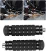 1 Pair Motorcycle Rear Passenger Footrests Aluminum Alloy Non-slip Footpegs Foot Rest Pegs Pedals Modified Parts