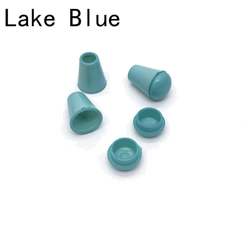 

20 шт. аксессуары «сделай сам», красочные с замком крышки, заглушки, заглушка для шнура, пластик для шнурков озеро синий