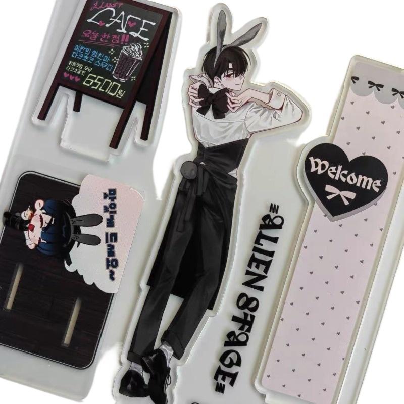 10cm/3.93in Standing Plates Stage Ivan Game Creativity Peripherals Acrylic Cartoon Card Accessories Collectible Novelty Crafts