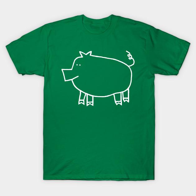 

Unisex Fashion TShirt Ghost Pig Print TShirt Plus Size XS-6XL T-Shirt 100%Cotton Tops O Neck Short Sleeve Tees S зелений