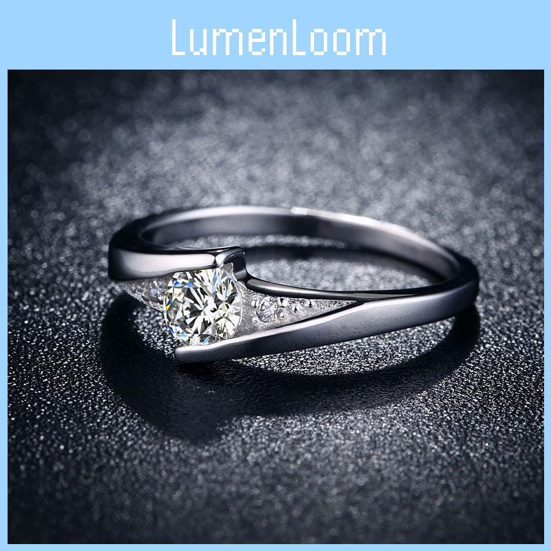 Copper Crystal Wedding Ring For Women With Fashion Jewelry For Daily Wear