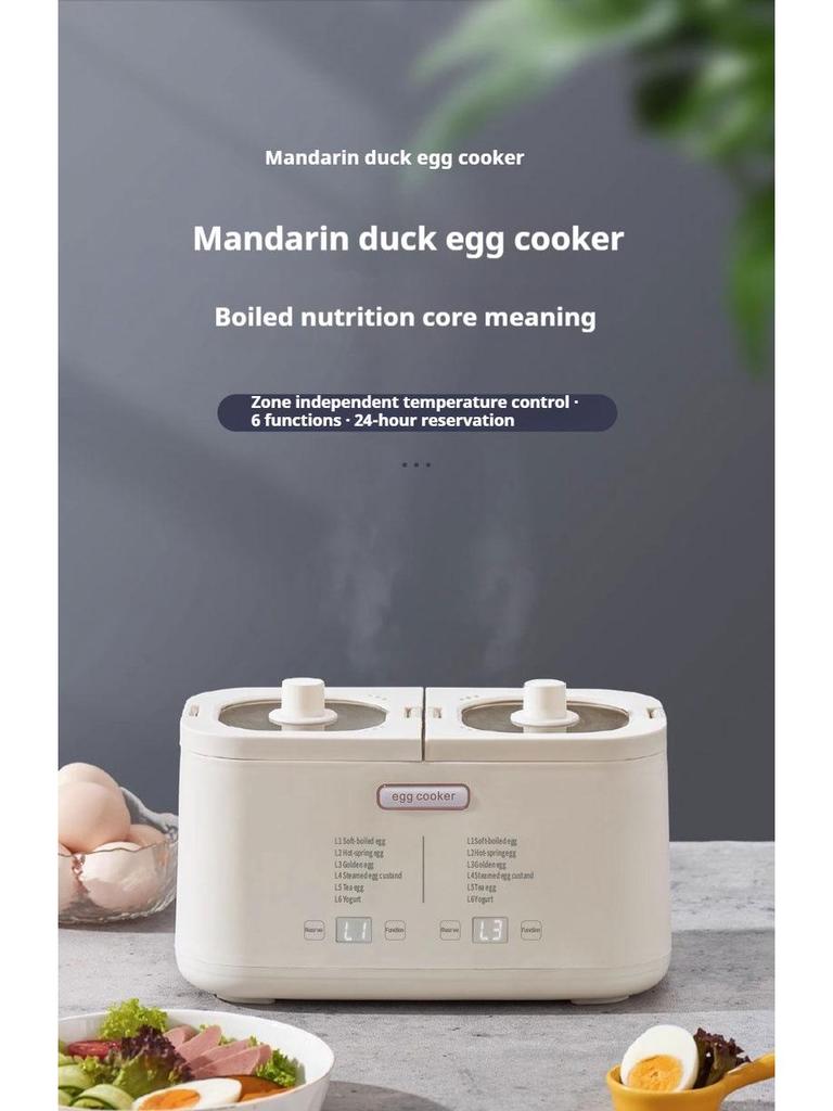 Fierbător de ouă dublu strat 110V cu oprire automată