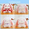 Lolita Style Plush Bunny Crossbody Bag With Cartoon Design For Girls And Kids