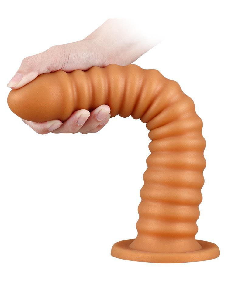 A191 Silikonowy Analny Korek z Długim Gwintem do Użytku Zewnętrznego - Miękka Zabawka SM dla Mężczyzn i Kobiet