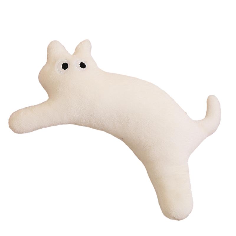 

Plush Cat Dopamine Toy Girl Childern Pillow Bedtime Companion Doll Kid Gift белый