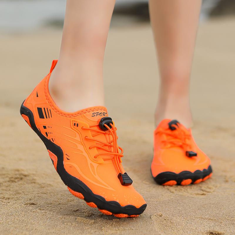 Quick Dry Aqua Shoes for Men Summer Beach Wading Shoes Women Water Sports Elastic Non Slip Footwear Upstream