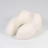 Crystal Velvet Memory Foam Travel Neck Pillow, Adjustable U-Shaped Pillow for Adults
