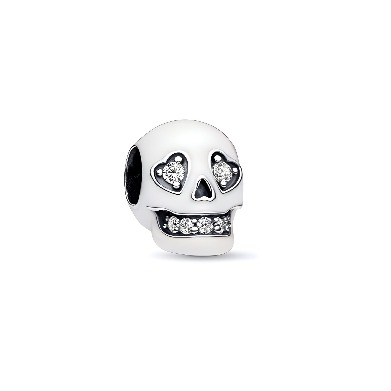 Pandora Moments Skull Pendant Women pendants Silver 792811C01 F,Silver