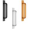 6PCS Rustproof Cupboard Handles Strips Stick Design 147mm Length Furniture Hardware For Sliding Glass Door Kitchen Drawers