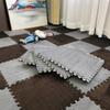 Soundproof Plush Patchwork Carpet: Bedroom & Living Room Rug, Free Cut, Silent Bedside Mat
